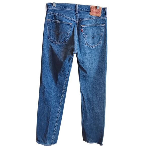 31x35 Perfect Fade Levis 501 Denim Jeans 32x38 Tag Grunge Punk Rock - Picture 2 of 9